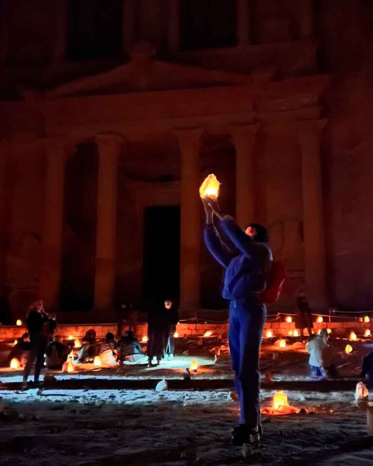 Epic fail at taking a picture at Petra by Night