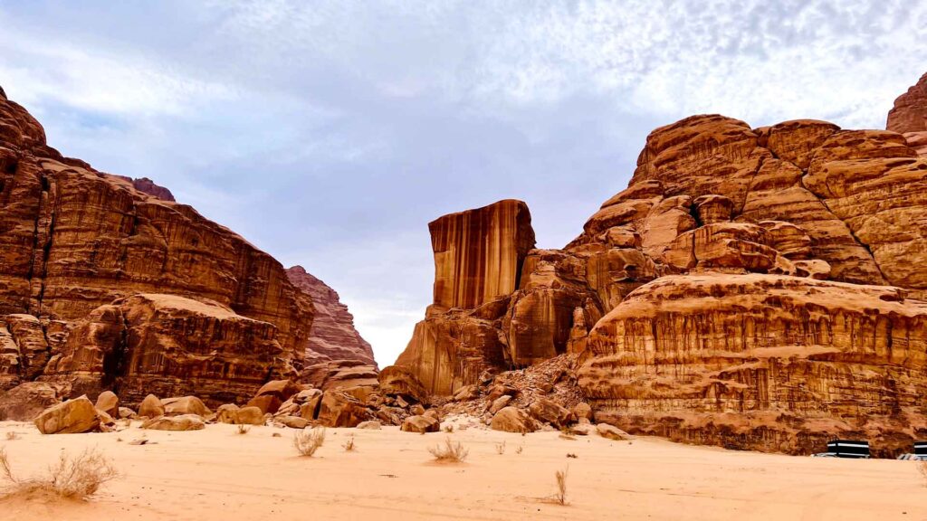 Wadi rum landscape